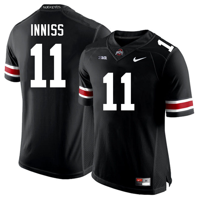 Brandon Inniss Ohio State Buckeyes Jersey College Football Uniforms-Black